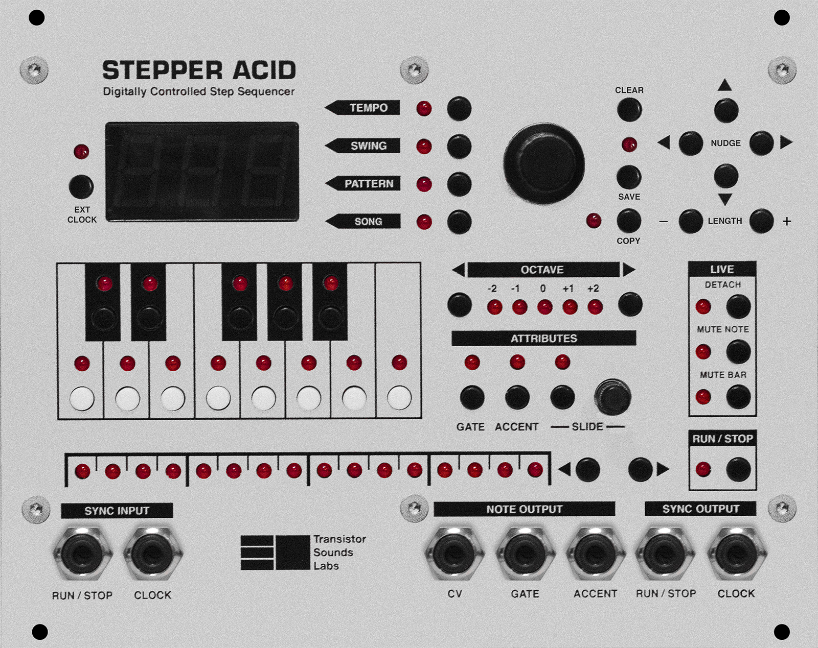 Stepper Acid Front Panel Flat